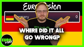 🇩🇪 GERMANY at EUROVISION WHERE did it ALL go WRONG [upl. by Ahsemo]