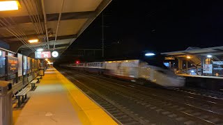 quot165quot MPH Amtrak New Acela 21 Alstom Avelia Liberty Test Train  Princeton Junction 1821 [upl. by Hseyaj240]