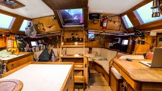 INTERIOR TOUR of our WINTER Alaska Liveaboard Boat [upl. by Eliezer]