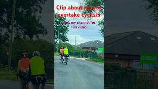 Overtaking Cyclists overtaking learner learnerdriver howtodrive overtakingbikes cyclist [upl. by Theda]