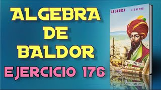 Algebra de Baldor Desde Cero  Ejercicio 176  Ejercicios 3 al 3 de 9 [upl. by Anuahsar]