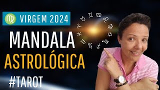 Virgem ♍ Previsões para 2024 na Mandala Astrológica tarot previsões2024 [upl. by Nimra]