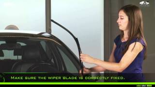 Driving Assistance Valeo  fitment of Flat Blade  A adapter [upl. by Ziana760]