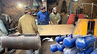 Unbelievable Transformation Watch How This Iron Sheet Becomes an Air Compressor Tank [upl. by Aelat]