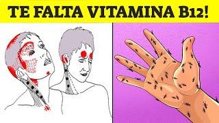 ¡REVELADO Síntomas de alarma de deficiencia de vitamina B12 que NO DEBES IGNORAR [upl. by Aniar228]