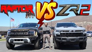 2024 Ford Raptor vs 2024 Chevy Silverado ZR2 Is Ford Still King [upl. by Keir]