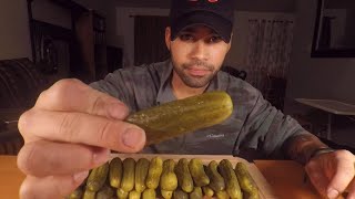 ASMR PICKLE EATING CHALLENGE  Intense Crunching Sounds ASMR Phan [upl. by Aitsirk]