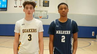 JAKE WEST amp RYAN WILLIAMS PUT ON A SHOW PENN CHARTER vs MALVERN PREP WAS AN INSTANT CLASSIC [upl. by Randie]