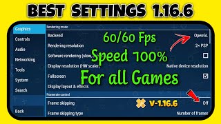 PPSSPP Best Settings Android 1166  No lag Smooth Gameplay  PSP Gamer [upl. by Eirffej]