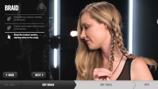 Tip On How To Create Beachy Waves Using Braids Or A Hair Iron  Redken [upl. by Geminius587]