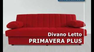 Divani letto Con contenitore  Economici Su materassicom [upl. by Wilburt]