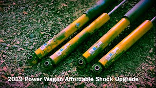 2019 Power Wagon Suspension Shocks Upgrade [upl. by Joub]