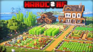 I Built 10 REALISTIC Farms in Hardcore Minecraft [upl. by Jeggar]