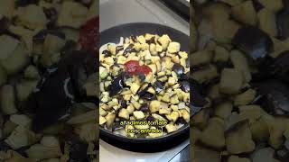 Caponata recetas veganfood castanfit [upl. by Oiled]