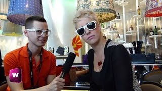 Eurovision 2014 Interview Tamara Todevska Macedonia 2008  wiwibloggs [upl. by Liddie]