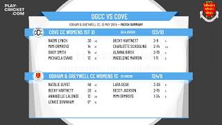 Odiham amp Greywell CC Womens 1st XI v Cove CC Womens 1st XI [upl. by Okechuku17]