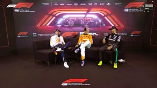 Max Vertsppens NO COMMENT Throughout The Whole Press Conference 👀   Singapore GP 2024 [upl. by Kcirddehs]