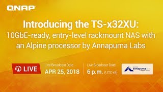 Introducing the 10GbEready entrylevel rackmount NAS  TSx32XU Series [upl. by Asalocin]