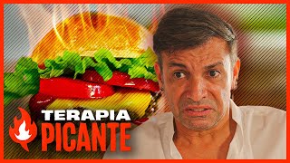 Martin Bossi Imita a Messi Probando Salsas Picantes  Terapia Picante [upl. by Ahsirat]