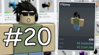 I Am Now the 20th RICHEST ROBLOX PLAYER in the World [upl. by Wootan717]