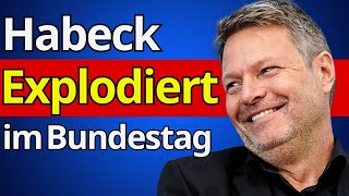 SchockAuftritt Habecks schockierende Szenen im Bundestag [upl. by Ardnoyek]