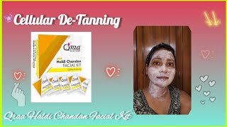 Qraa Facial Kit Review  Detan Facial Step by Step Full Review  A Smytten Product [upl. by Eannej]