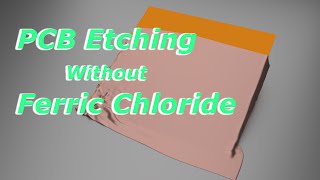 DIYPCB etching without Ferric Chloride [upl. by Ennaeirb]