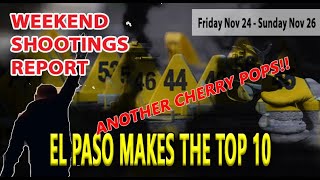 Over 230 Shootings this Weekend  El Paso Makes top 10 for 1st Time  Top 10 Worst Cities [upl. by Aldos]