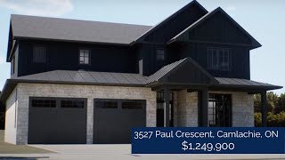 New 2Storey Family Home near Lake Huron  4 Bed 35 Bath 2923 sqft  Camlachie Ontario [upl. by Ardnohsal]