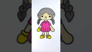 Coloring Awatar wold cute pazu youtubeshorts [upl. by Ivana]