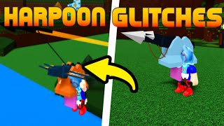 2 EPIC Harpoon Glitches  Roblox Build a Boat [upl. by Arteid19]