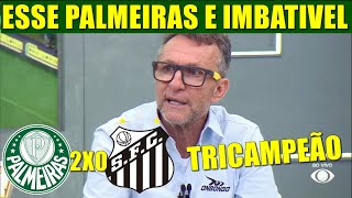 OLHA O QUE O NETO FALOU APOS PALMEIRAS 2 X 0 SANTOS VERDÃO E TRICAMPEÃO PAULISTA 2024 [upl. by Aicnelev]