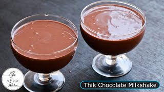 Thick Cold Chocolate Milkshake  Hersheys Style Chocolate Milkshake Recipe  The Terrace Kitchen [upl. by Alemahs874]