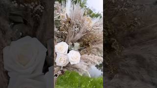 DIY Wedding Pampas Bouquet diywedding [upl. by Akitan105]