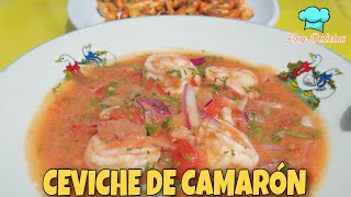 COMO HACER CEVICHE DE CAMARÓN  Receta Ecuatoriana [upl. by Yerac]