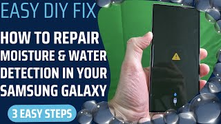 How To Fix Moisture Detected Samsung Galaxy S23 Ultra DIY Easy Fix Simple Steps Detection Water USBC [upl. by Kendricks]