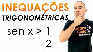 RÁPIDO e FÁCIL  INEQUAÇÕES TRIGONOMÉTRICAS [upl. by Nye]