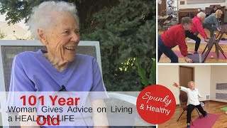 101 Year Old Gives Advice on Living a Long Healthy Life [upl. by Elocel]