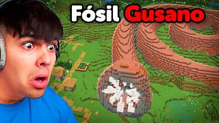 Exploré el Fósil Gusano en Minecraft que es Real [upl. by Bibah687]