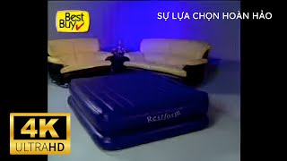 4K UPSCALED Giường bơm hơi cao cấp RESTFORM [upl. by Uv595]