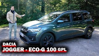 Dacia JOGGER EcoG 100  Le GPL cest économique  Essai Conso [upl. by Prader]