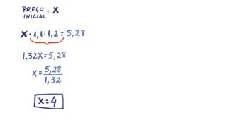 Matemática Exercícios  Porcentagem  Aumentos e Descontos Sucessivos [upl. by Innig]