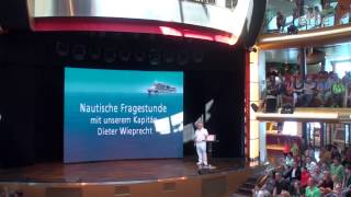 Nautische Fragestunde mit Captain Out Teil 1  15042014 AIDAmar [upl. by Ahcmis]