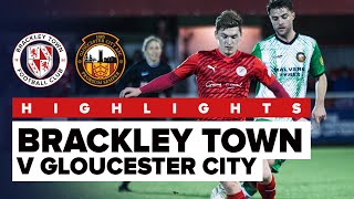 HIGHLIGHTS Brackley Town 20  Gloucester City  Tuesday 14th November [upl. by Corly]