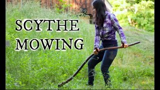 American Scythe Mowing [upl. by Trueman]