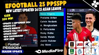 BARU Update Texture Full Face LIGA 1 PES Asia PPSSPP 2024 [upl. by Fahey]