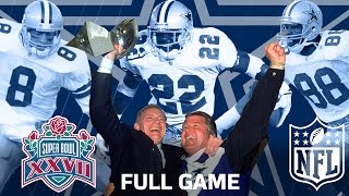 Super Bowl XXVII quotThe Start of a Dynastyquot  Dallas Cowboys vs Buffalo Bills  NFL Full Game [upl. by Lowson]