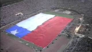 Himno de Chile Estadio Nacional 12 de Marzo de 1990 [upl. by Hoxie]