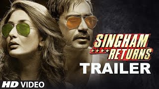 Official Singham Returns Theatrical Trailer  Ajay Devgn  Kareena Kapoor  Rohit Shetty [upl. by Meeharbi11]