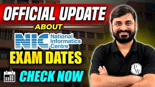 Big Update About NIC Exam Date 2023  NIC Recruitment 2023  Official Update [upl. by Airbma670]